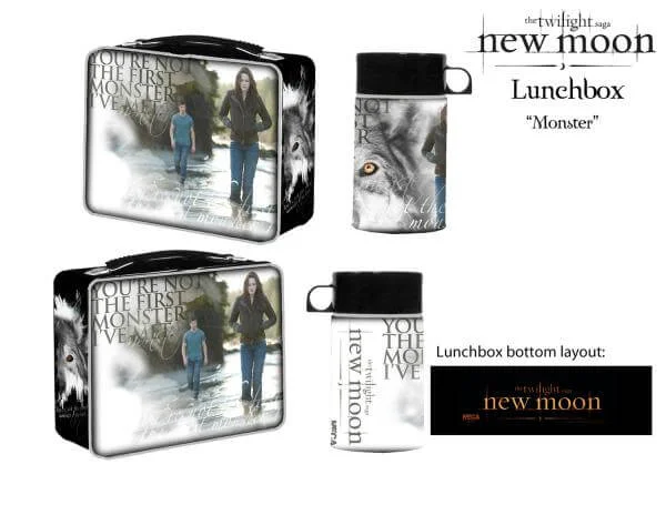 Twilight New Moon - Lunchbox With Drink Container Monster Image 1