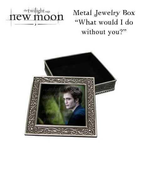 Twilight New Moon - Metal Jewellery Box - What Would I Do Without You Image 1