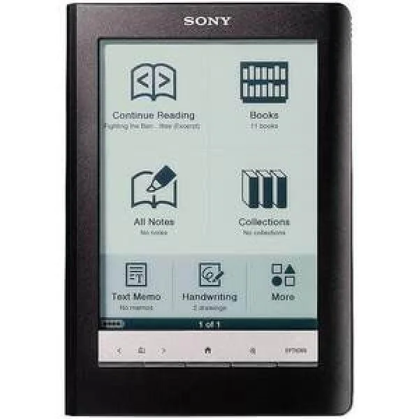 Sony PRS600B eBook Reader Touch Edition - Black Image 1
