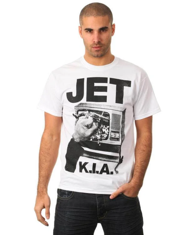 Jet Men's Tv First T-Shirt - White - S - White Image 1