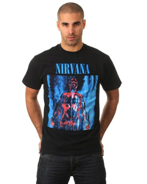 Nirvana Men's Sliver T-Shirt - Black - S - Black Image 1