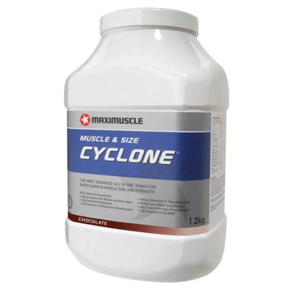Maxi-Muscle Cyclone Chocolate 1.2kg Image 1