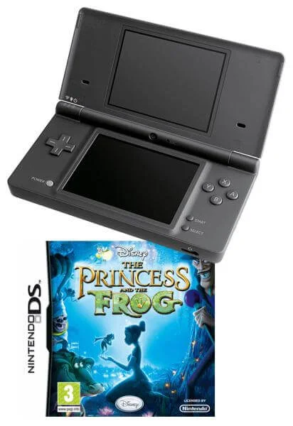 Nintendo DSI Black: Bundle (Including The Princess And The Frog) Image 1