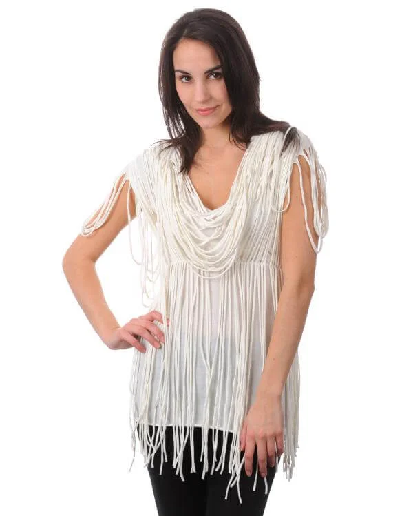 Religion Woman's Slasher Dress-Top - Whisper White - XS - Whisper White Image 1