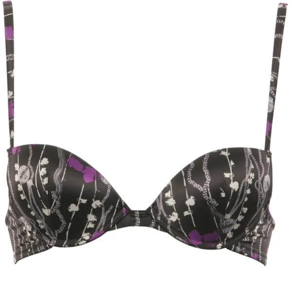Diesel Padded Underwired Bra Black - 32B - Black Image 1