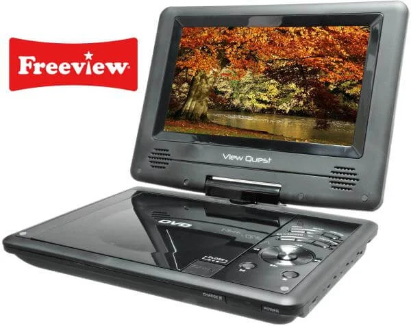 View Quest 7 Inch Portable DVD Player with Freeview and Rotating Screen Image 1
