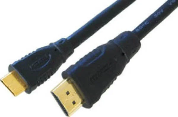 BEST Gold HDMI A Male - Mini C Male 3 Mtr (CDLHD-203) Image 1