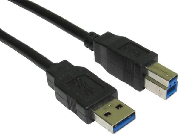 BEST 3m USB 3.0 A Male - B Male - Black (USB3-803) Image 1