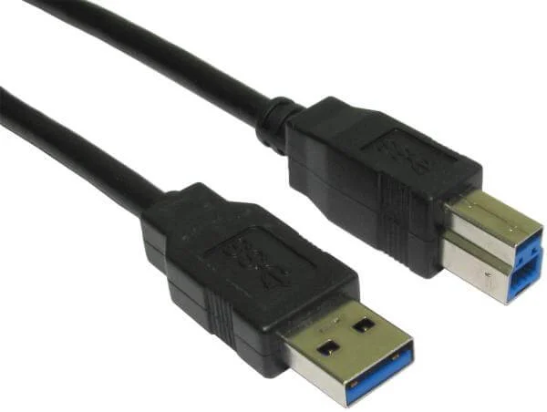 BEST 5m USB 3.0 A Male - B Male - Black (USB3-805) Image 1