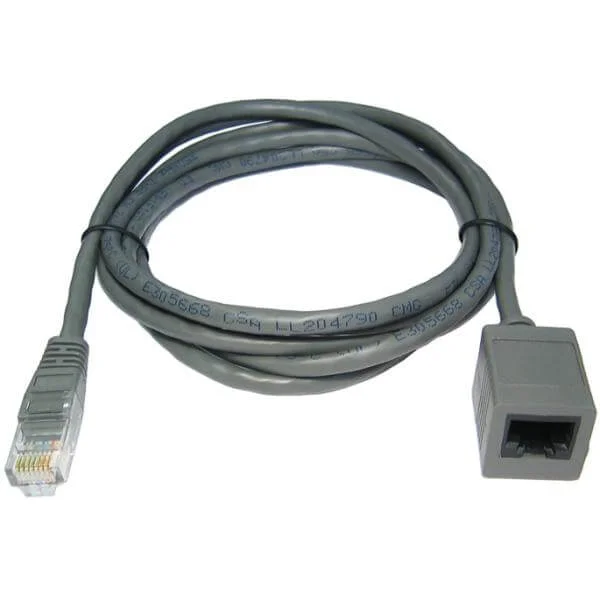 Zavvi 2m Cat5e UTP PVC Network Extension Cable Grey (Best Value Range) Image 1