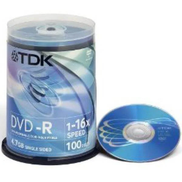 TDK DVD-R 16x (100pk) 47CBED100 Image 1