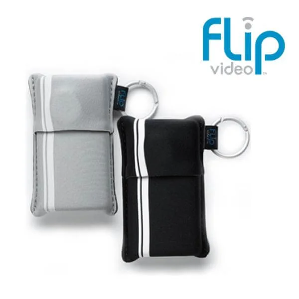 Flip Video Soft Neoprene Pouches - Twinpack Image 1