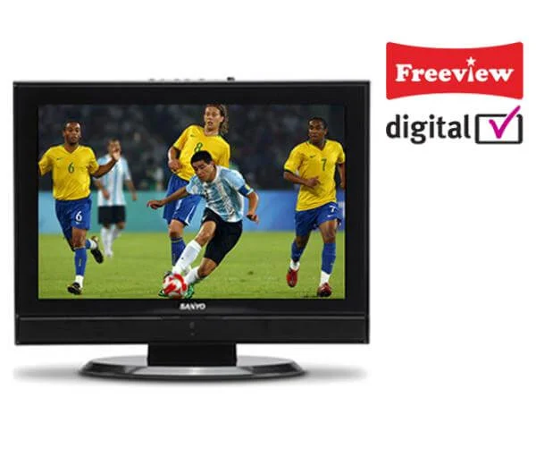 Sanyo 19 Inch Widescreen LCD TV with FreeviewSany 19 Widescreen LCD TV with Freeview Image 1