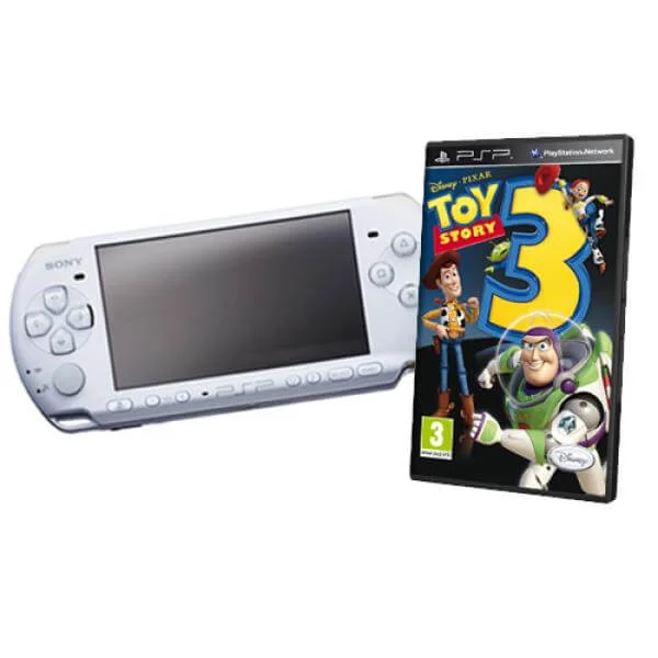 PSP 3000 White Bundle (Including Toy Story 3) Image 1