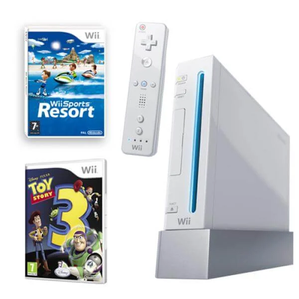Nintendo Wii Bundle (Including Wii Sports Resort & Toy Story 3) Image 1