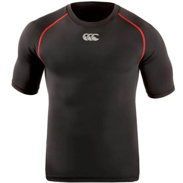 Canterbury Compression Short Sleeved Top - S - Black Image 1