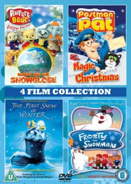 Rupert & the Snowglobe / Postman Pat's Magic Christmas / First Snow of Winter / Frosty the Snowman Image 1