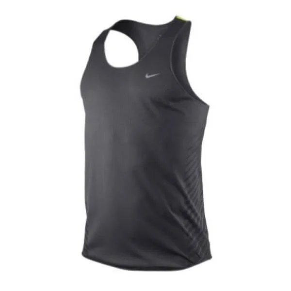 Nike Race Day Running Singlet - S - Navy Image 1