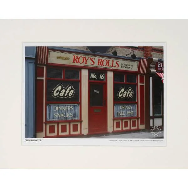 Coronation Street Limited Edition Print: Roy's Rolls 14x11 Image 1