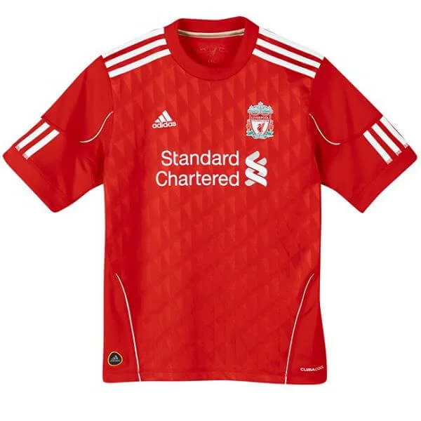 Liverpool Home Shirt 2010/12 Short Sleeve – Kids - 8 - Red Image 1