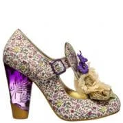 Irregular Choice Women's Can't Touch This Heels - Cream/Purple - 3 - Cream Image 1