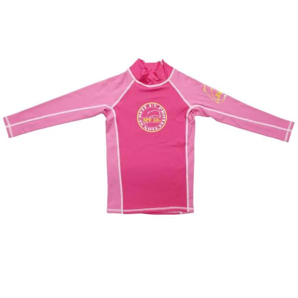Jakabel Surfit UVP Long Sleeve Top - Pink - S (2-3 yrs) - Pink Image 1