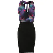 Motel Women's Dalphine Print Dress - Triangle - S - Purple Multi Image 1