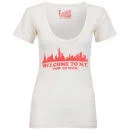 Local Celebrity Women's Welcome To NY Tee - Cream - L - Cream Image 1
