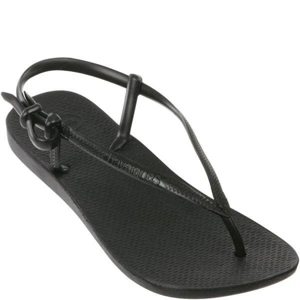 Havaianas Women's Fit Flops - Black - 1/2 - Black Image 1