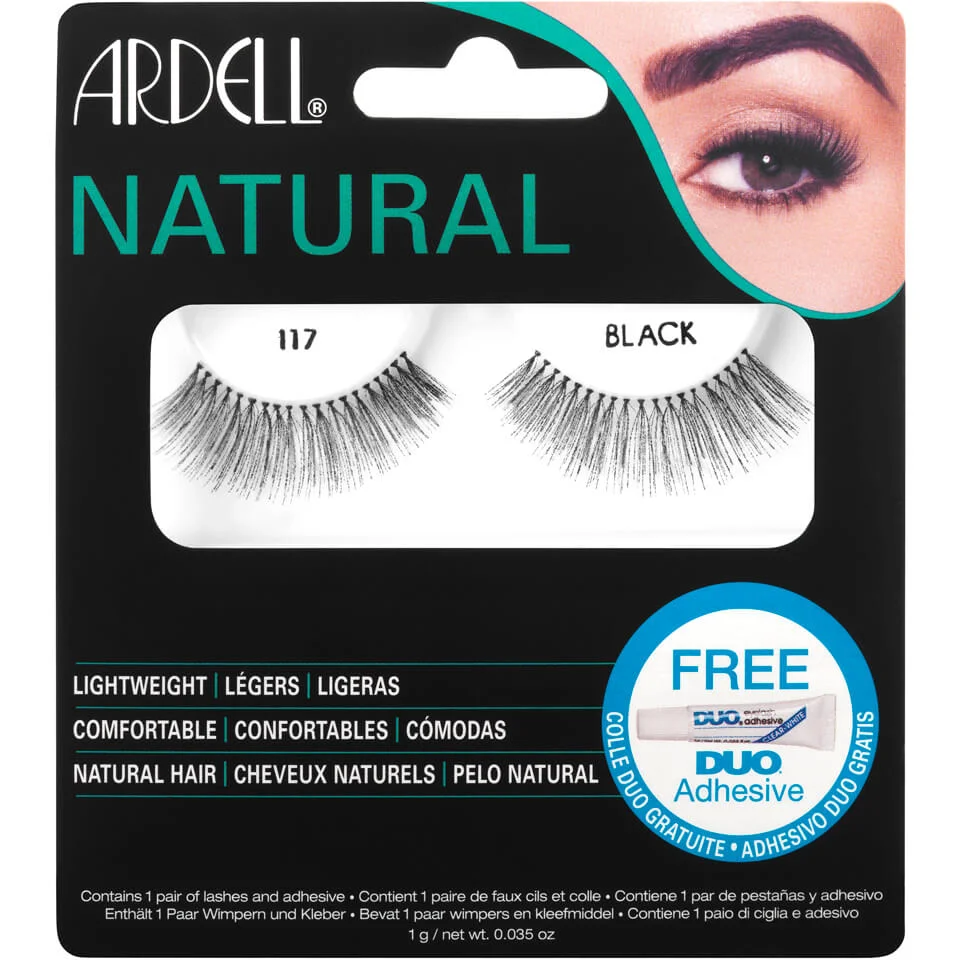 Ardell Natural Lashes 117 Black Image 1