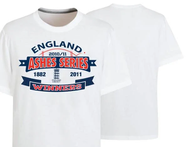 Ashes Winners T-Shirt - White - S - White Image 1