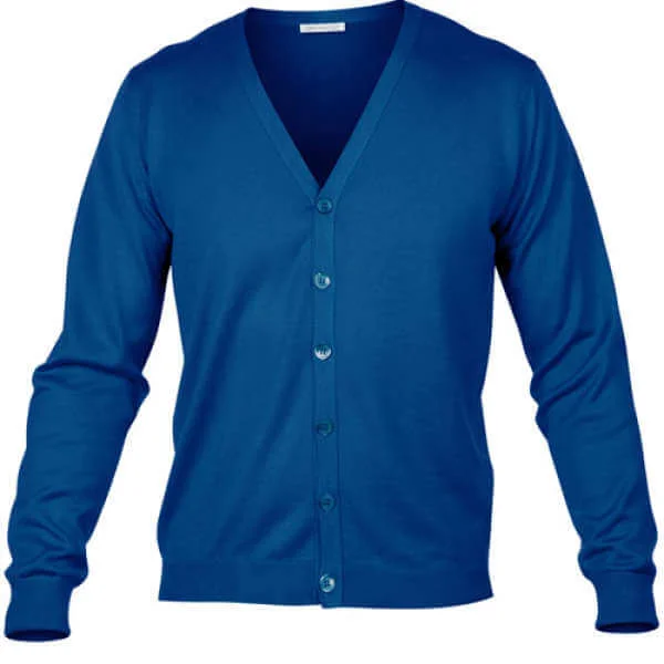John Smedley Blackwell Cardigan - S - Blue Image 1