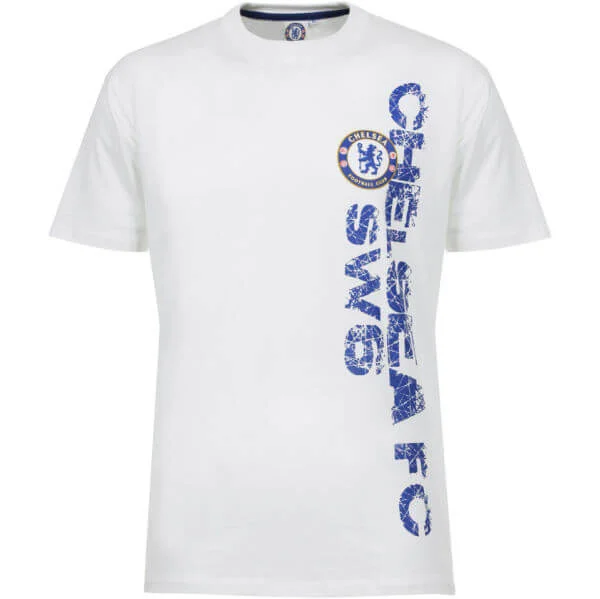 Chelsea FC Men's Print T-Shirt - White - S - White Image 1