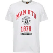 Men's Manchester United 1878 T-Shirt - White - S - White Image 1