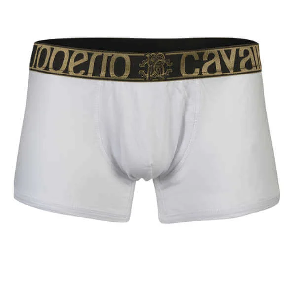 Roberto Cavalli Men's Contrast Boxer - White - XS - White Image 1