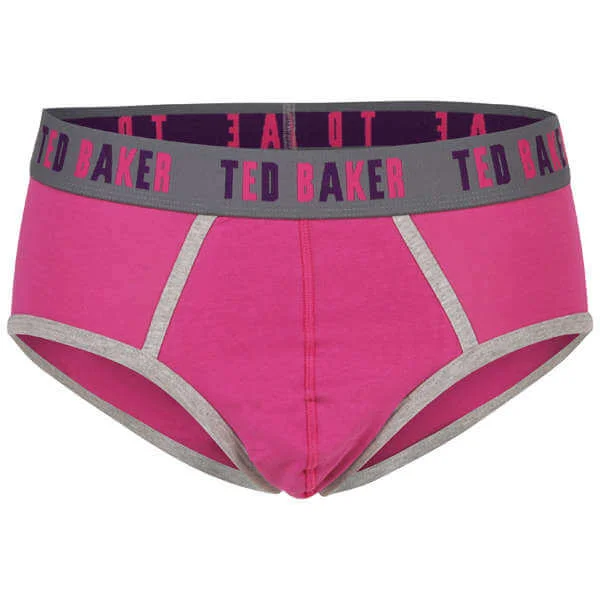 Ted Baker Jaques Plain Brief Deep Pink - 28-30 - Deep Pink Image 1