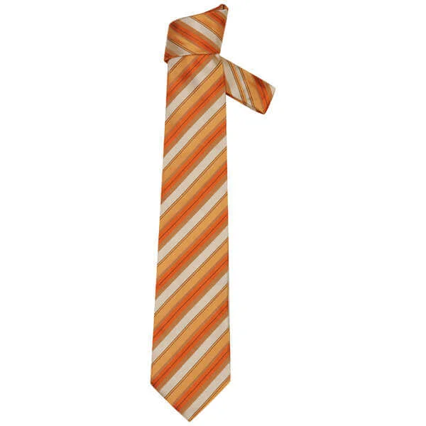 Hugo Boss Men's Tie Bt93 11052 - Orange Image 1