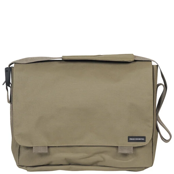 French Connection Men's Core Nylon Messenger Bag - Khaki Image 1