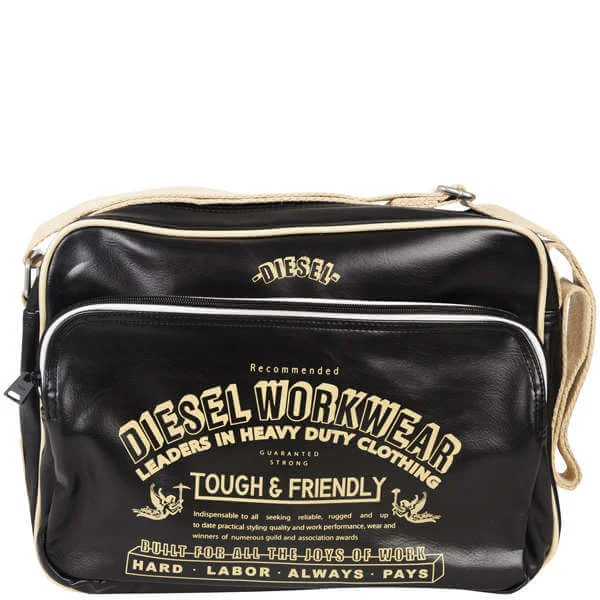 Diesel Happy Days Messenger Bag - Black -Marzipan Image 1