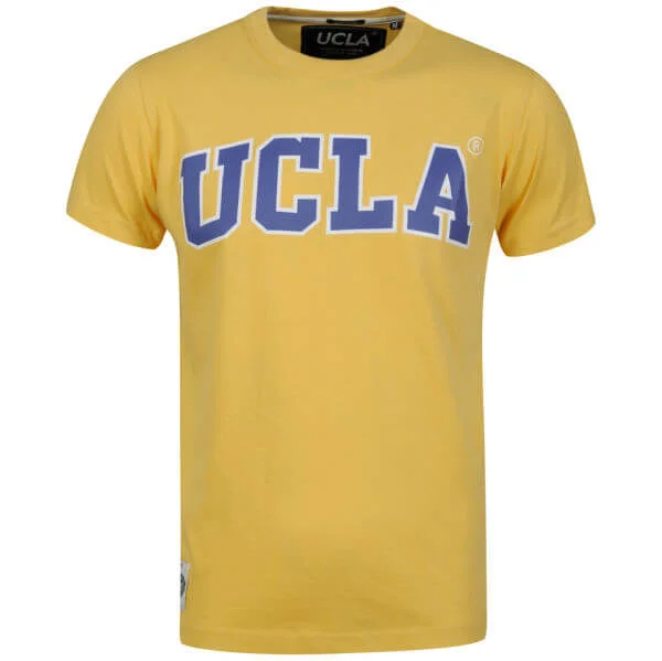 UCLA Men's Royce Logo T-Shirt - Buff Yellow - S - Yellow Image 1