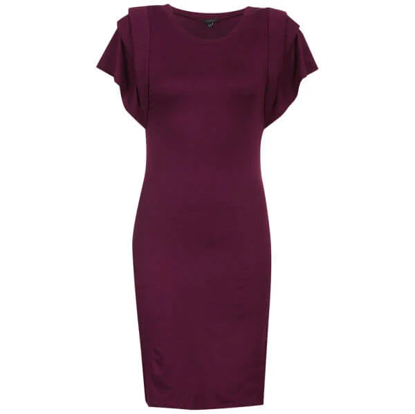 Full Circle Women's Valentina Jersey Dress - Mulled Wine - 8 - Red Image 1