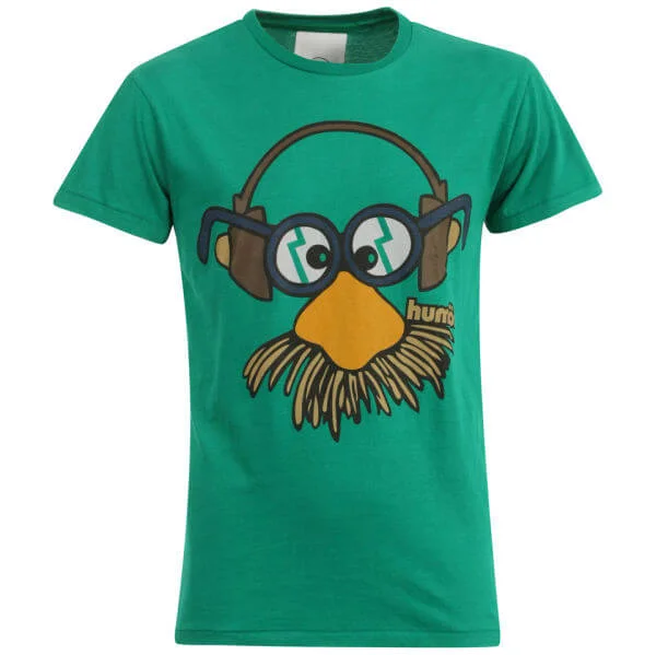 Humor Men's Jakato Face Print T-Shirt - Green - S - Green Image 1