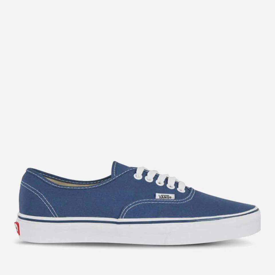 Vans Authentic Canvas Trainers - Navy - UK 3 Image 1