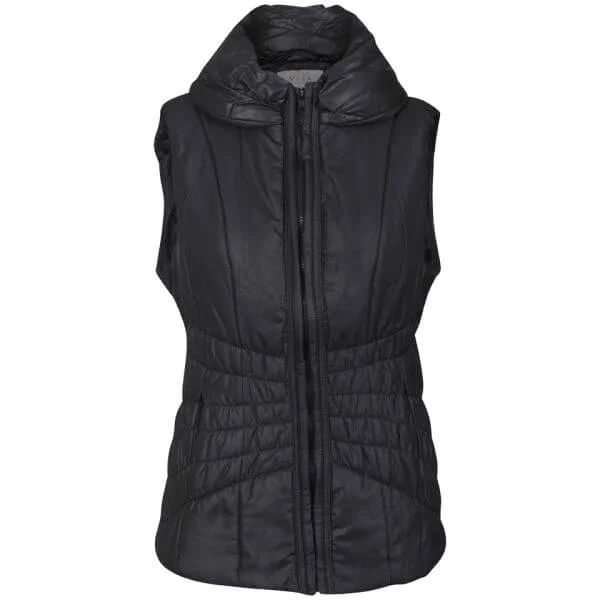 VILA Women's Virginia Quilted Gilet - Black - XS Image 1