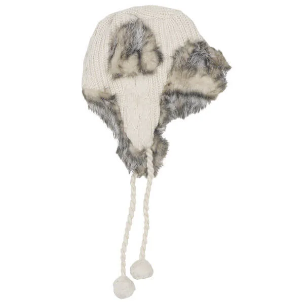 Bench Forever trapper hat - One Size - Cream Image 1
