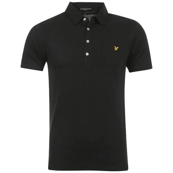 Lyle & Scott Men's Vintage SS Polo Shirt - Black - S - Black Image 1