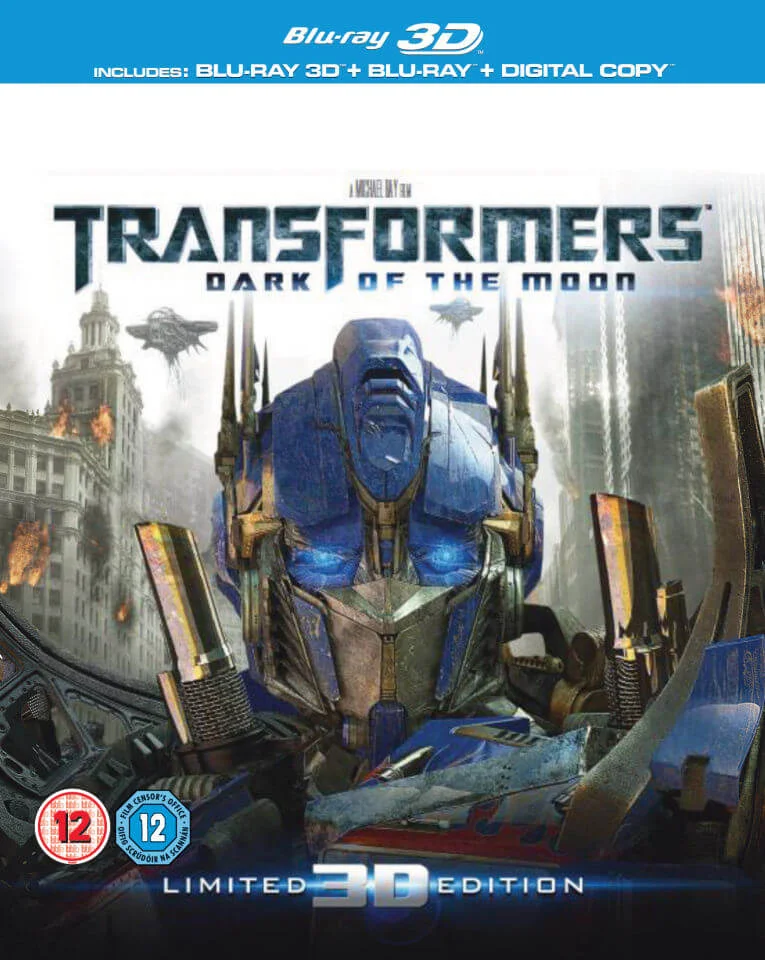 Transformers 3: Dark of the Moon 3D (3D Blu-Ray, 2D Blu-Ray and Digital Copy) Image 1