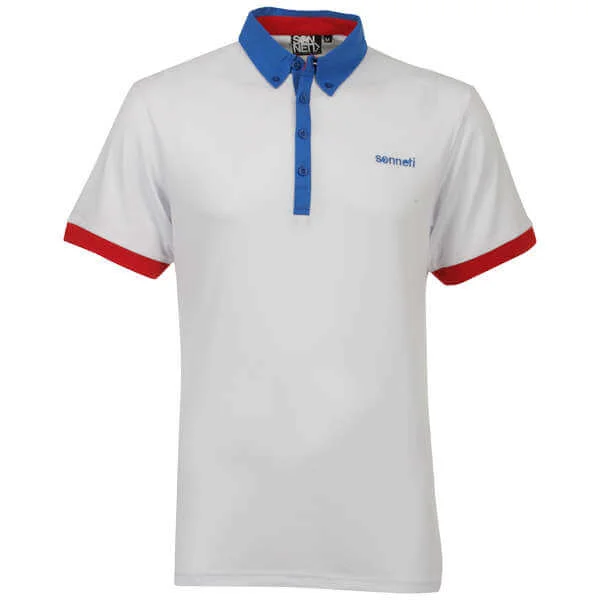 Sonneti Men's Contrast Polo Shirt - White - S - White Image 1