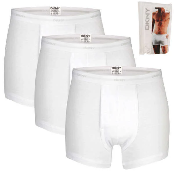 DKNY 3-Pack Boxers - White - S - White Image 1