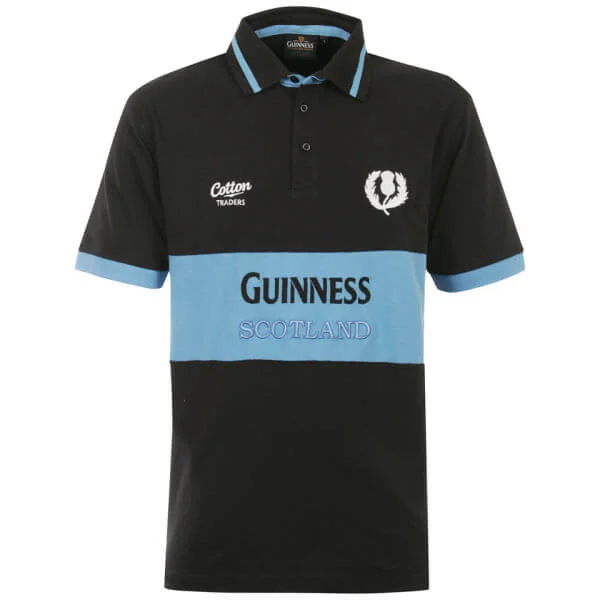 Cotton Traders Guinness Scotland Polo Classic - Blue - M - Blue Image 1